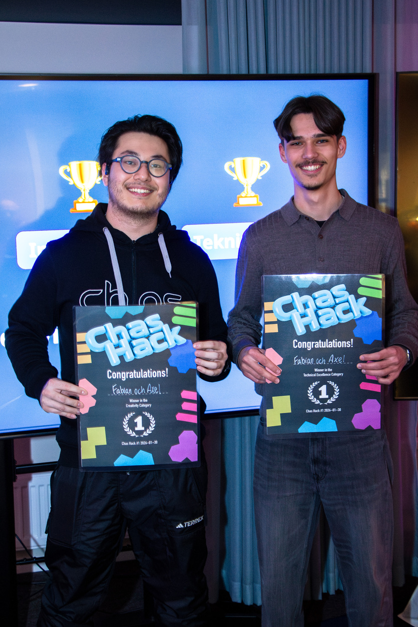 Chas Hack Winners - Creativity & Technical Excellence