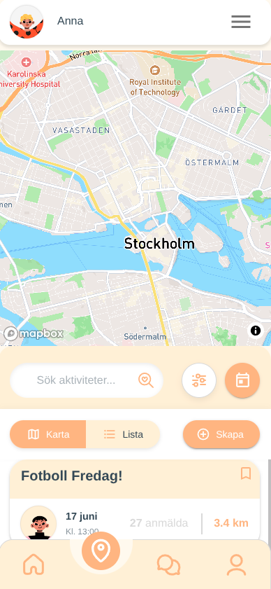 Mallo activity map